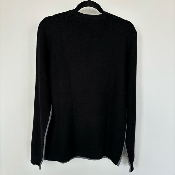 River Stone Gray & Black Sweater Size M - Picture 3 of 5